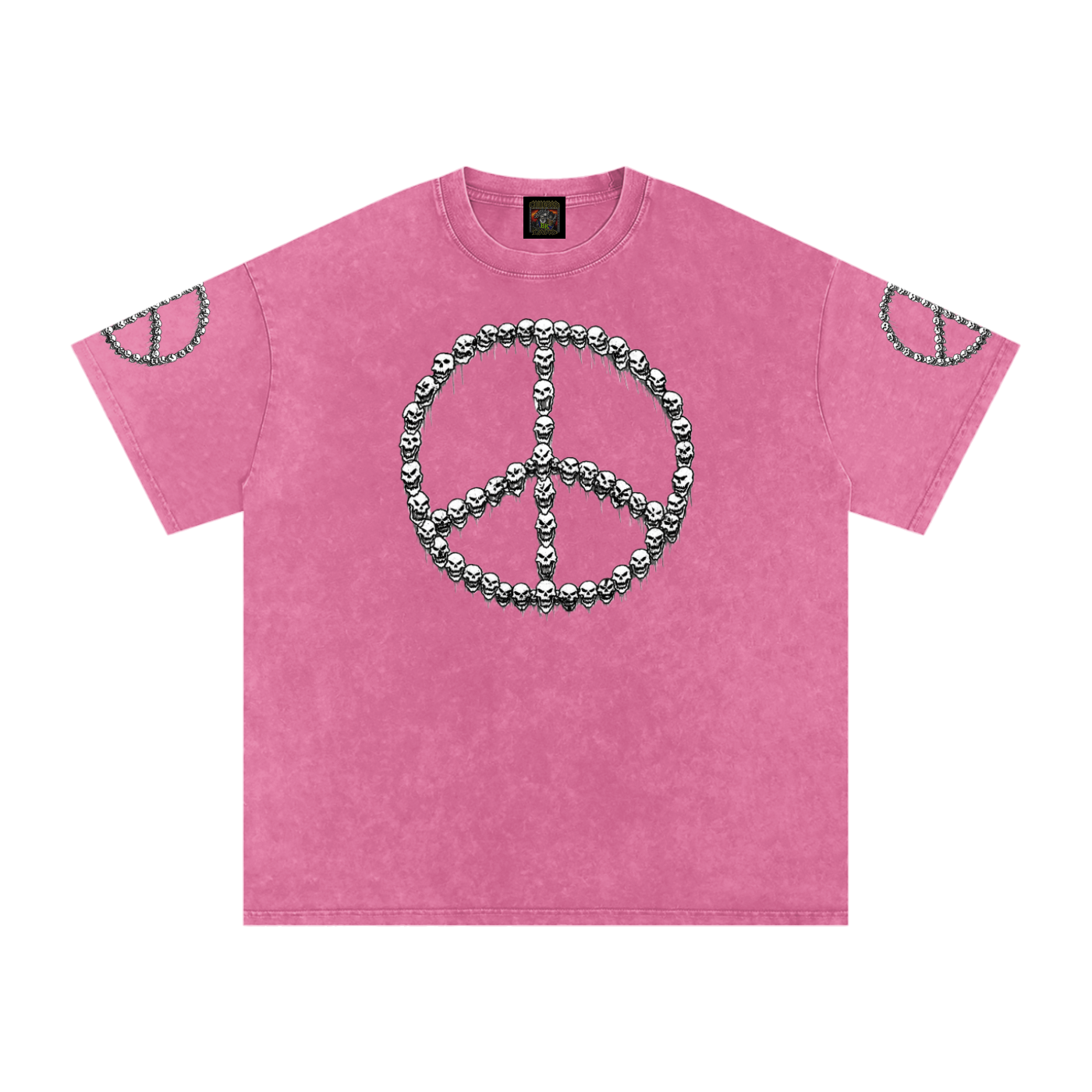 Skull Peace Oversized  T-Shirt