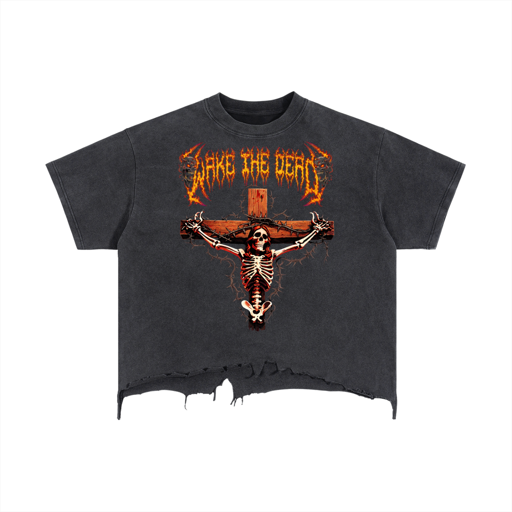 Wake The Dead Boxy Hem T Shirt