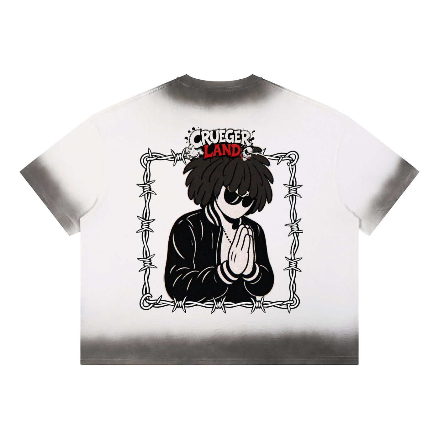 Cartoon Mannequin Vintage Wash T-Shirt