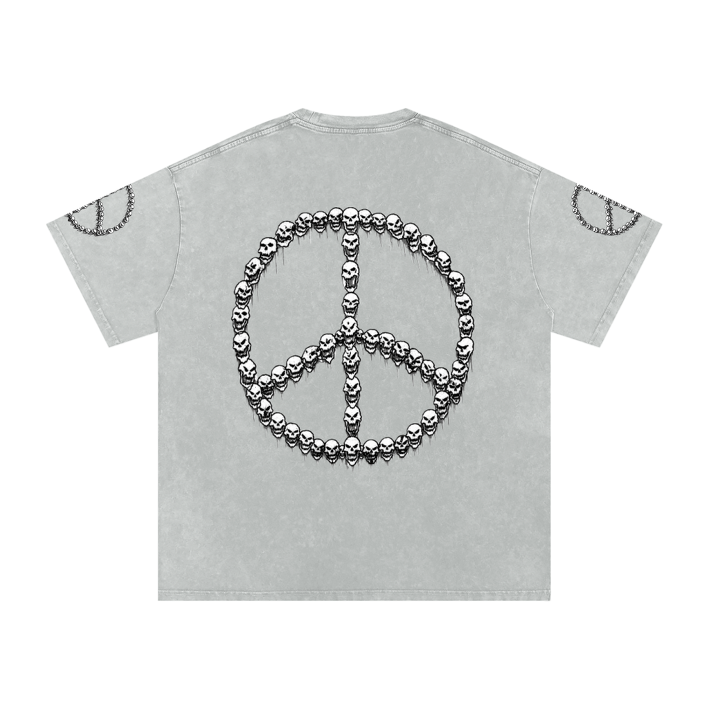 Skull Peace Oversized  T-Shirt