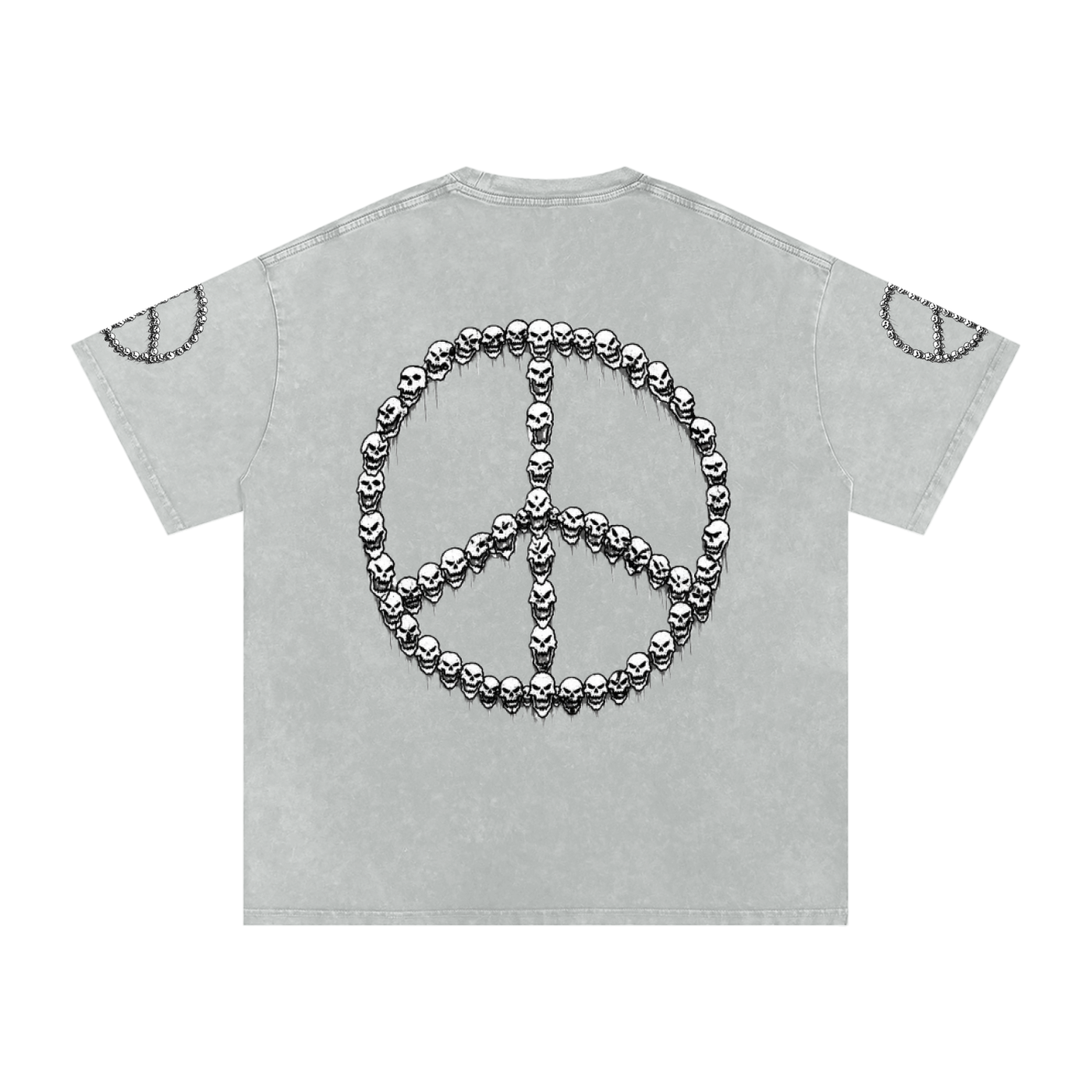 Skull Peace Oversized  T-Shirt