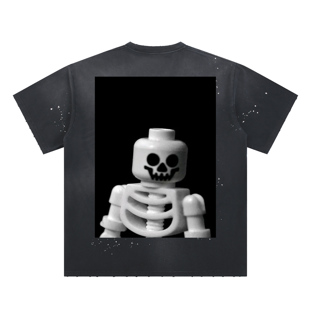 Death By Brick Paint Splatter T-Shirt