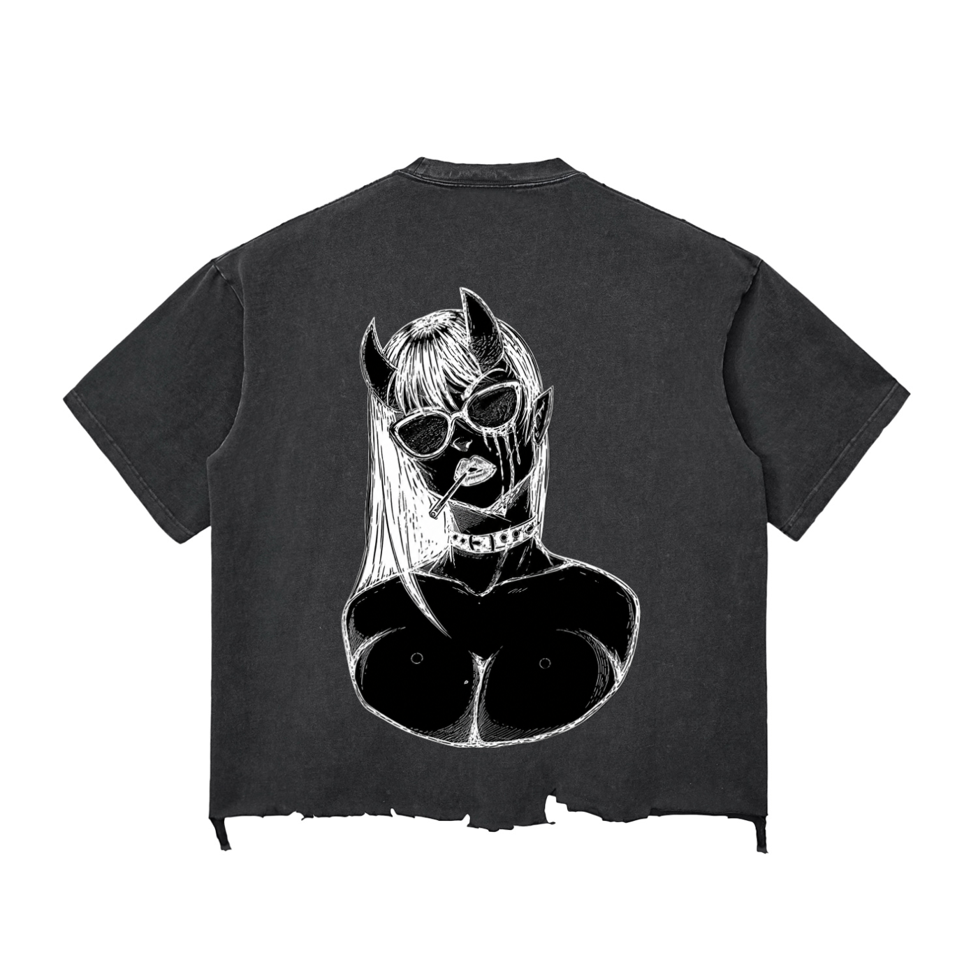 Bleeding Devil Long Hem Boxy T-shirt
