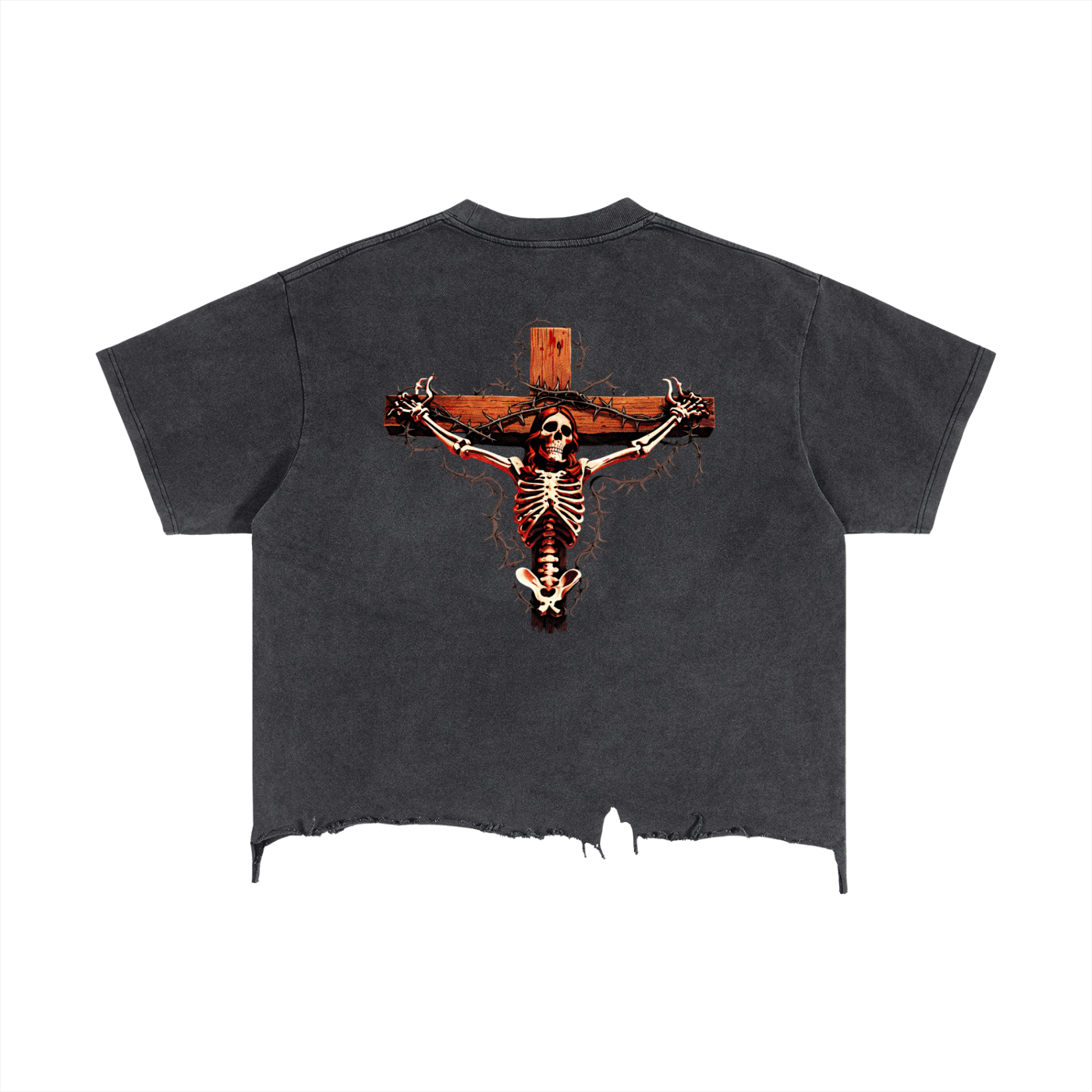 Wake The Dead Boxy Hem T Shirt