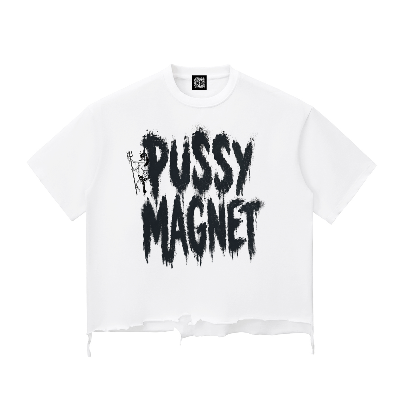 Pussy Magnet Ripped Long BoxT-shirt