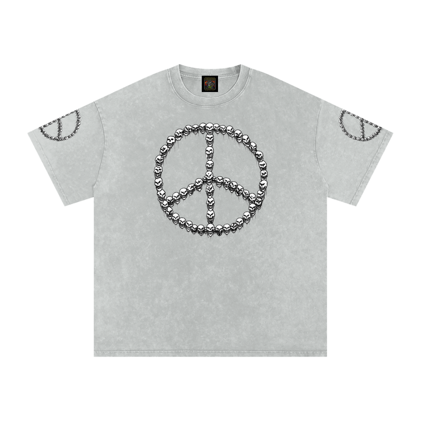 Skull Peace Oversized  T-Shirt