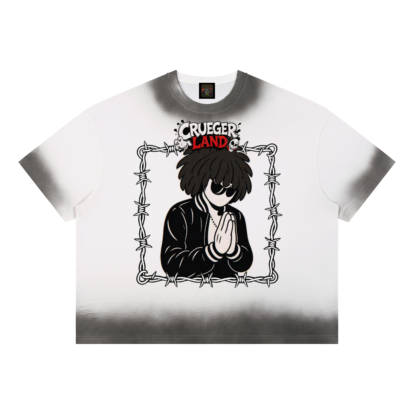 Cartoon Mannequin Vintage Wash T-Shirt