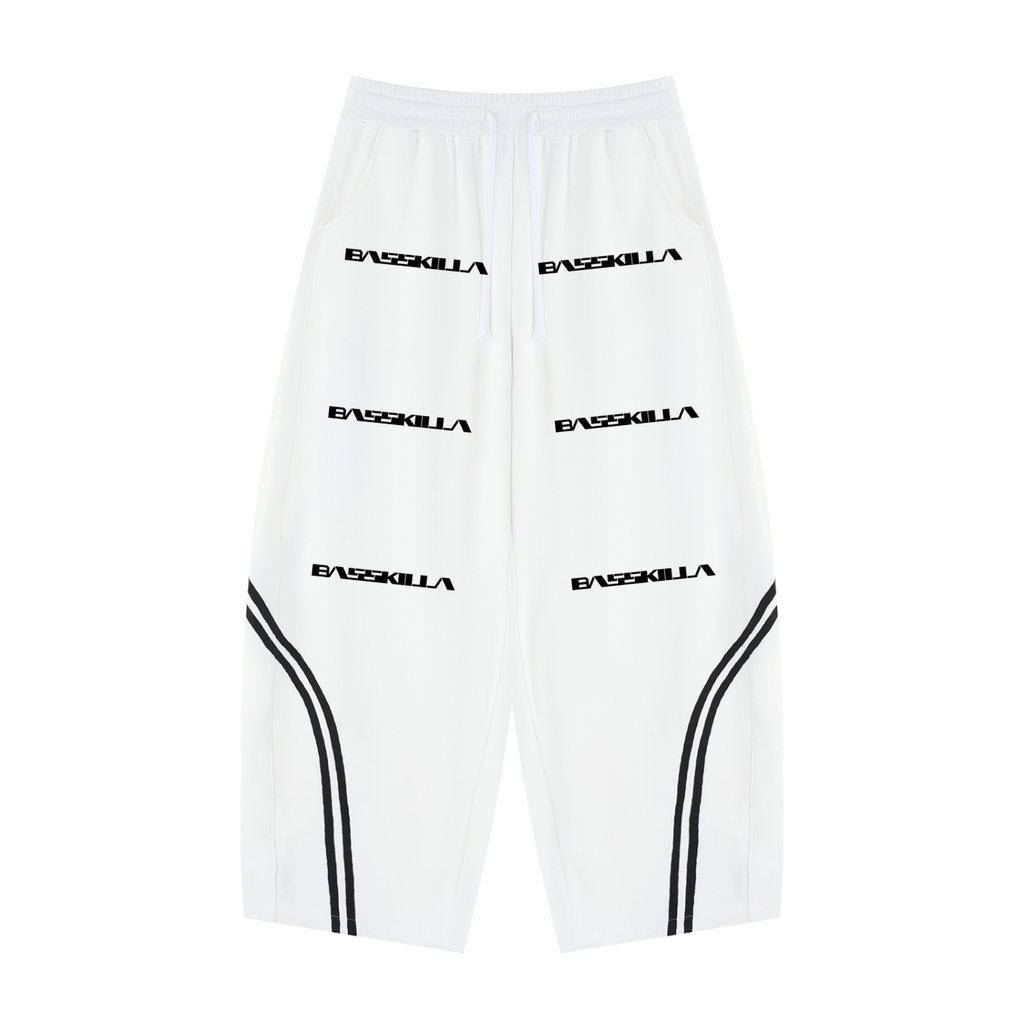 BassKilla White Sweatpants