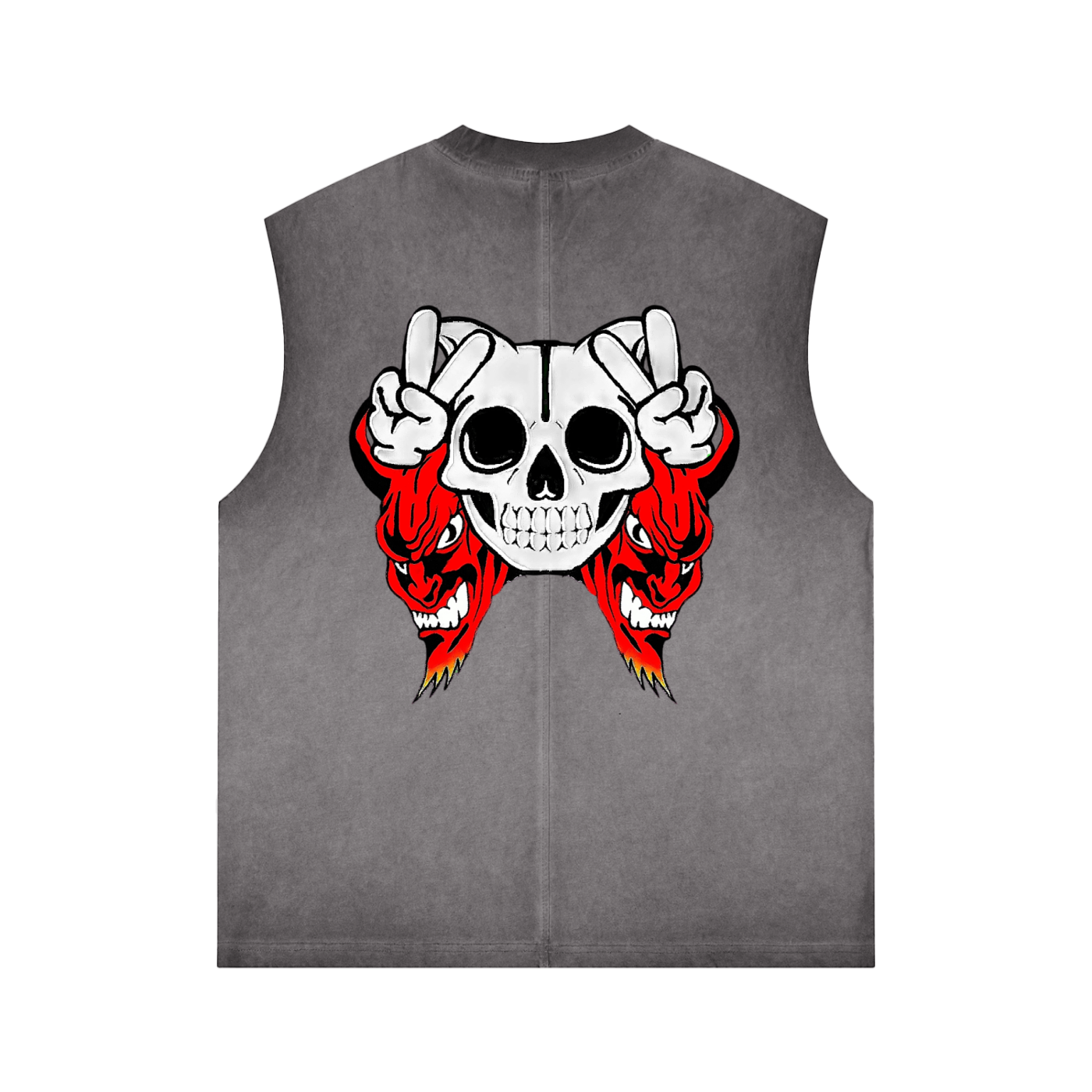 Deadly Skelly Reverse Tank Top