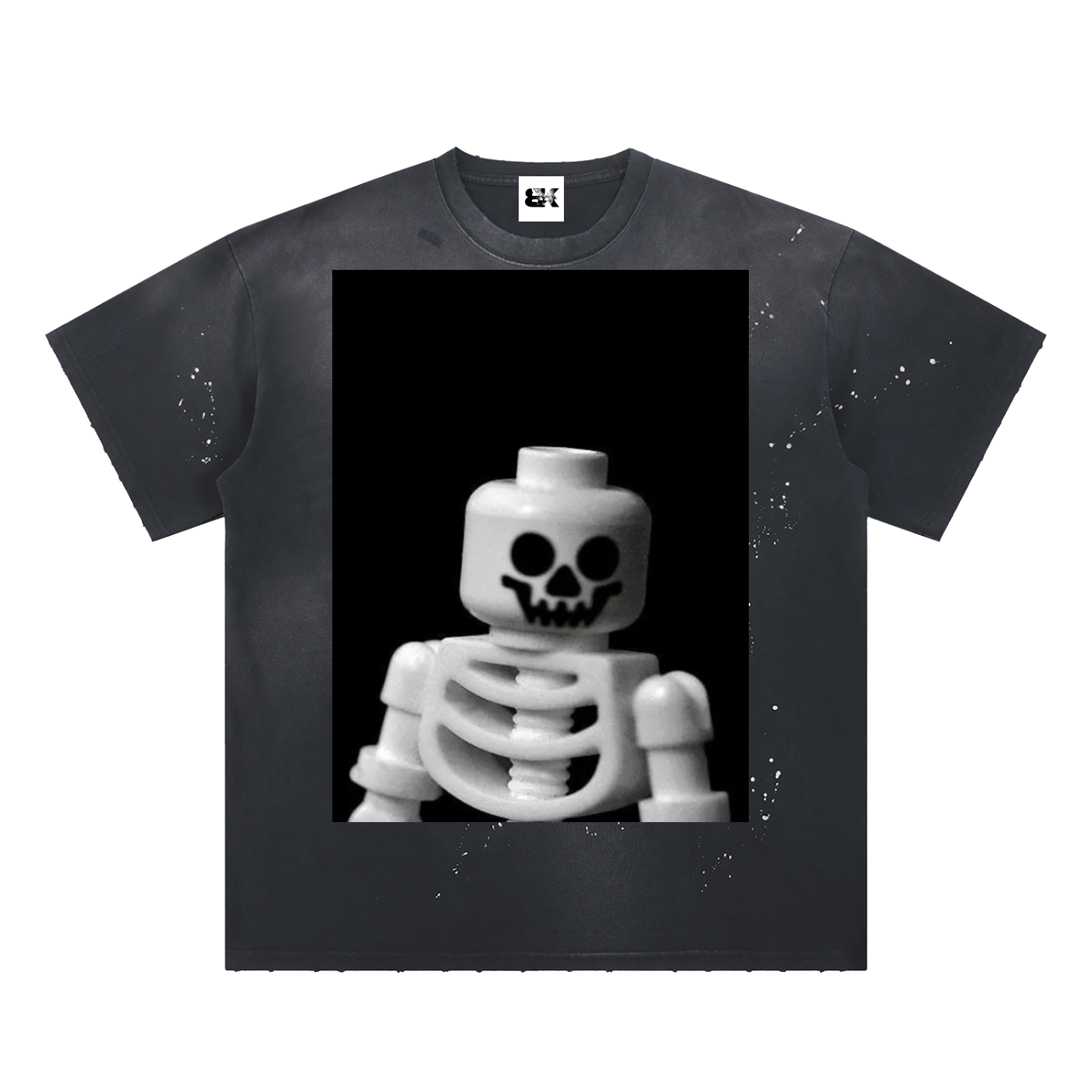 Death By Brick Paint Splatter T-Shirt