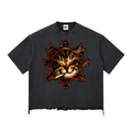 Crueger Cat Hem Boxy T-shirt