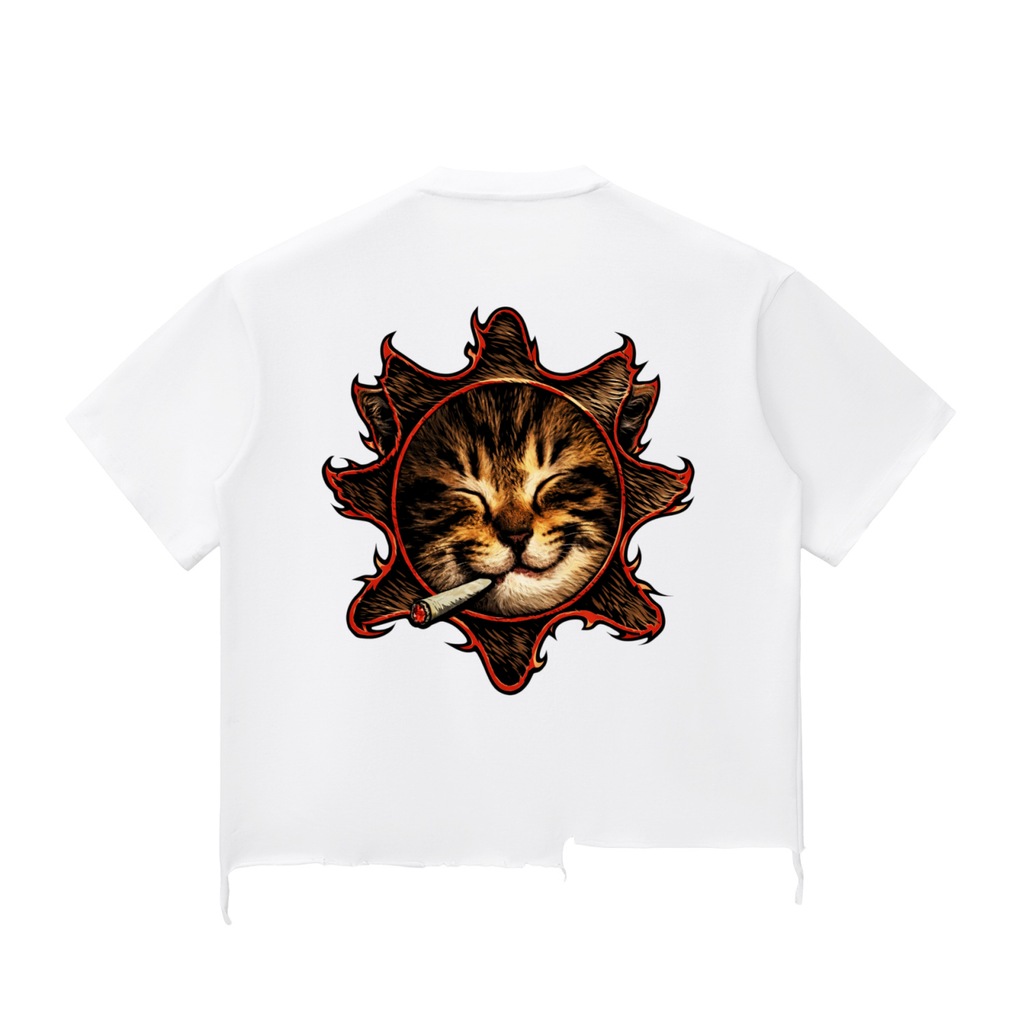 Crueger Cat Hem Boxy T-shirt
