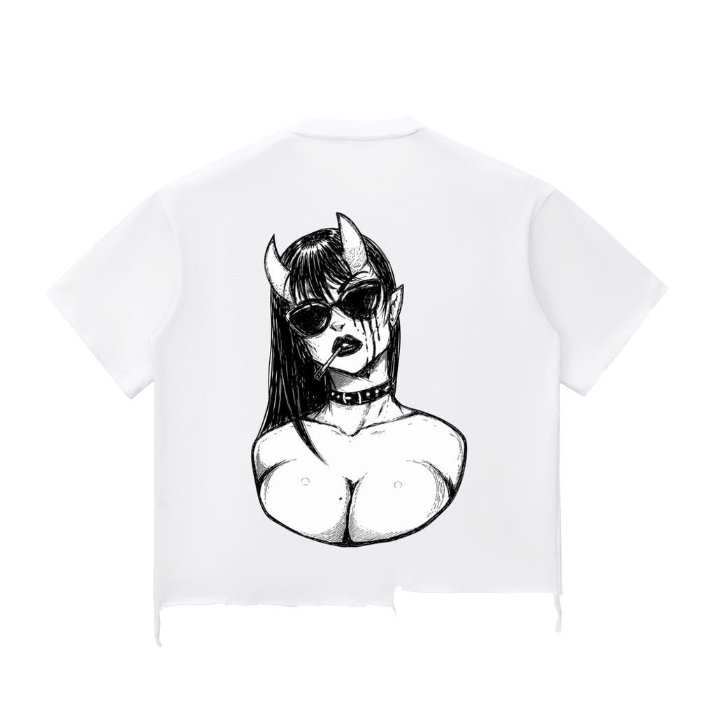 Bleeding Devil Long Hem Boxy T-shirt