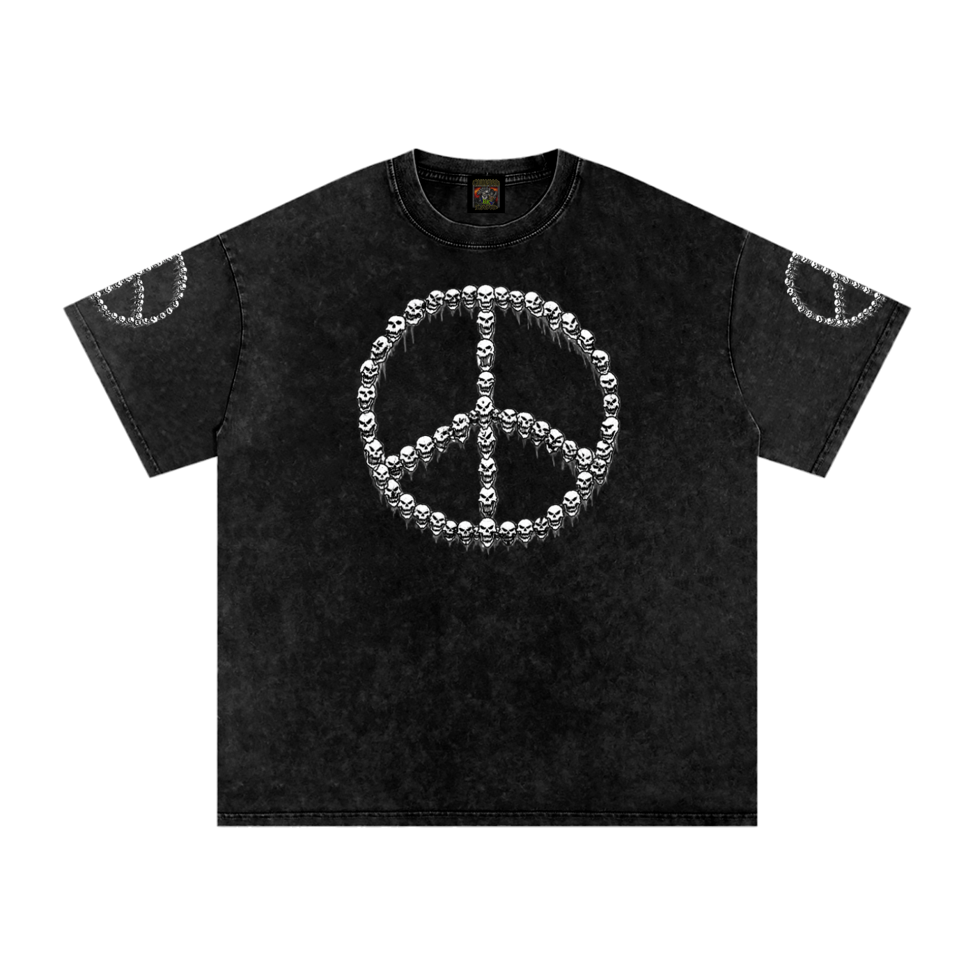 Skull Peace Oversized  T-Shirt